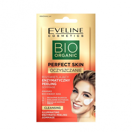 Eveline Perfect Skin OCZYSZCZANIE - rozświetlający enzymatyczny peeling, poj. 8 ml