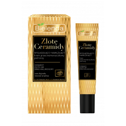 Bielenda GOLDEN CERAMIDES - Smoothing and moisturizing anti-wrinkle eye cream, volume 15 ml