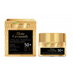 Bielenda GOLDEN CERAMIDS - lifting and regenerating anti-wrinkle cream 50+, day / night, 50 ml