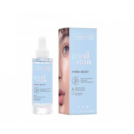 Bielenda GOOD SKIN - HYDRA BOOST - serum silnie nawilżające - kwas hialuronowy, trehaloza, tripeptyd, poj. 30 ml