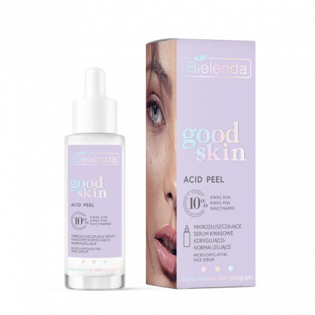 Bielenda GOOD SKIN - ACID PEEL - mikrozłuszczające serum kwasowe korygująco-normalizujące, poj. 30 ml