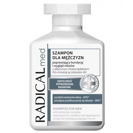 RADICAL MED - shampoo for men that improves the condition and appearance of hair, volume 300ml