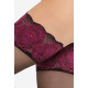 Calze Rose - stockings with decorative lace