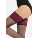 Calze Rose - stockings with decorative lace