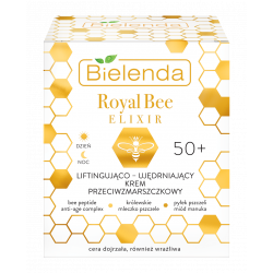 Bielenda Royal Bee Elixir - liftingująco–ujędrniający krem przeciwzmarszczkowy 50+ DZIEŃ/ NOC, poj. 50 ml