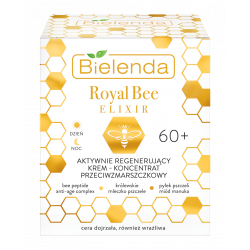 Bielenda Royal Bee Elixir - aktywnie regenerujący krem – koncentrat przeciwzmarszczkowy 60+ DZIEŃ/ NOC, poj. 50 ml