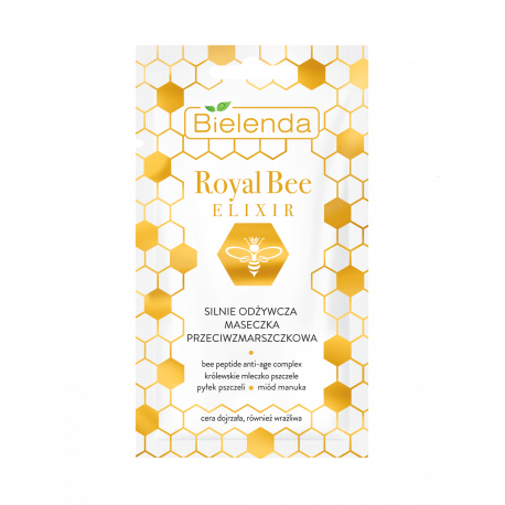 Bielenda Royal Bee Elixir - highly nourishing anti-wrinkle mask, net weight: 8 g