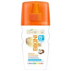 Bielenda BIKINI (N) - Coconut tanning mist for FACE+Hair SPF 15, capacity 150 ml