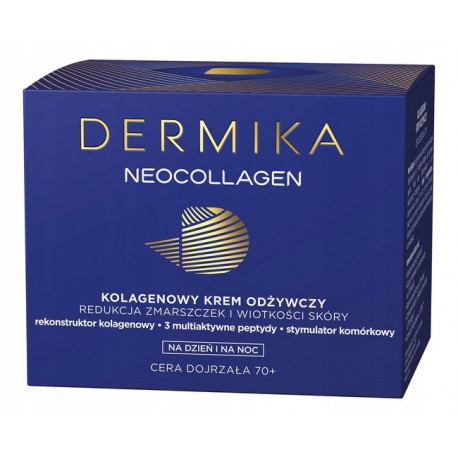 Dermika Neocollagen - kolagenowy krem odżywczy na dzień i na noc, 70+, poj. 50 ml