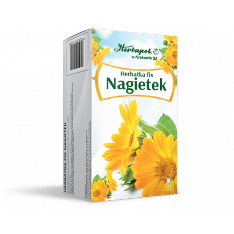 Herbatka Fix - Nagietek, herbatka ziołowa, suplement diety, 20g (20 saszetek x 1g)