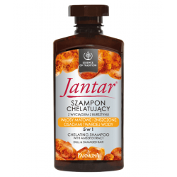 Jantar - chelating shampoo with amber extract 5in1 for dull hair and hair damaged by hard water deposits, 330 ml capacity