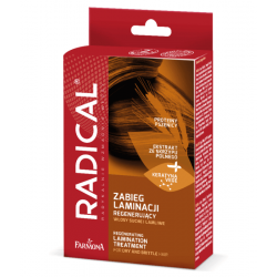 Radical - regenerating treatment for laminating dry and brittle hair (mask 15ml, booster 15ml, serum 5ml)