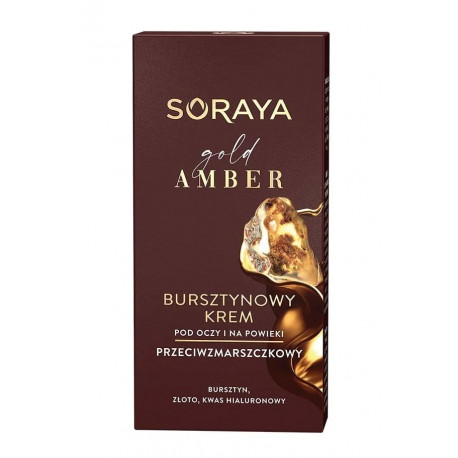 Soraya Gold Amber - bursztynowy krem przeciwzmarszczkowy pod oczy i na powieki, poj. 15 ml