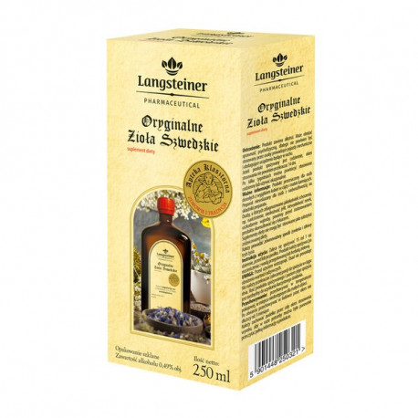 Langsteiner - Original Swedish Herbs, liquid, 250 ml capacity