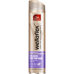 Wella Wellaflex Fullness For Thin Hair - hairspray, fixation level 5 (ultra strong hold), go. 250 ml