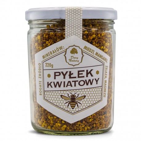 Dary Natury - pyłek kwiatowy z ogrodu botanicznego, masa netto: 220 g