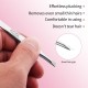 Sansheng - stainless steel eyebrow tweezers with decorative heart-shaped clamp, 1 pc