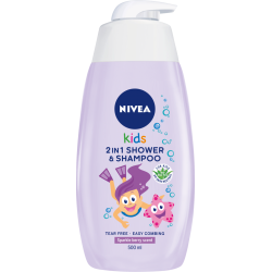 NIVEA KIDS - body and hair washing gel for children, 2-in-1, with the scent of Fruit Jelly, 500 ml capacity