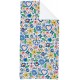 Folkstar - towel with Kashubian embroidery flower pattern, dimensions: 27.56 x 55.12 in (70 x 140 cm), 1 piece