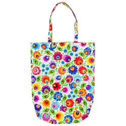 Folkstar - cotton bag, whiteowicki pattern, 1 piece