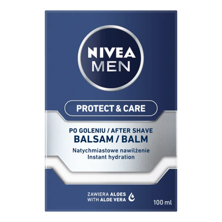 Nivea Men Protect & Care - moisturizing aftershave balm, 100 ml capacity