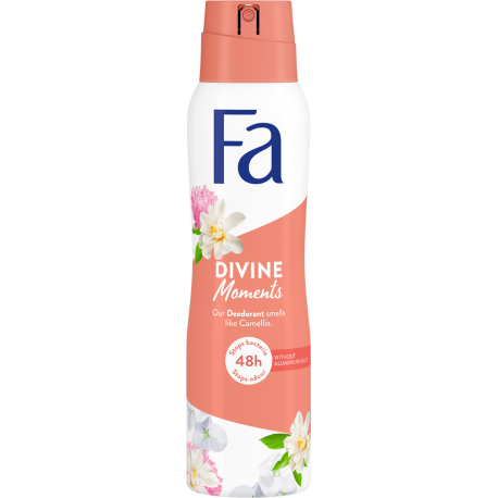 FA Divine Moments - body deodorant spray with camellia fragrance, 48h, 150 ml capacity