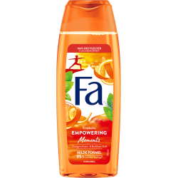 FA Empowering Moments - orange peel and basil scented shower gel, 250 ml capacity