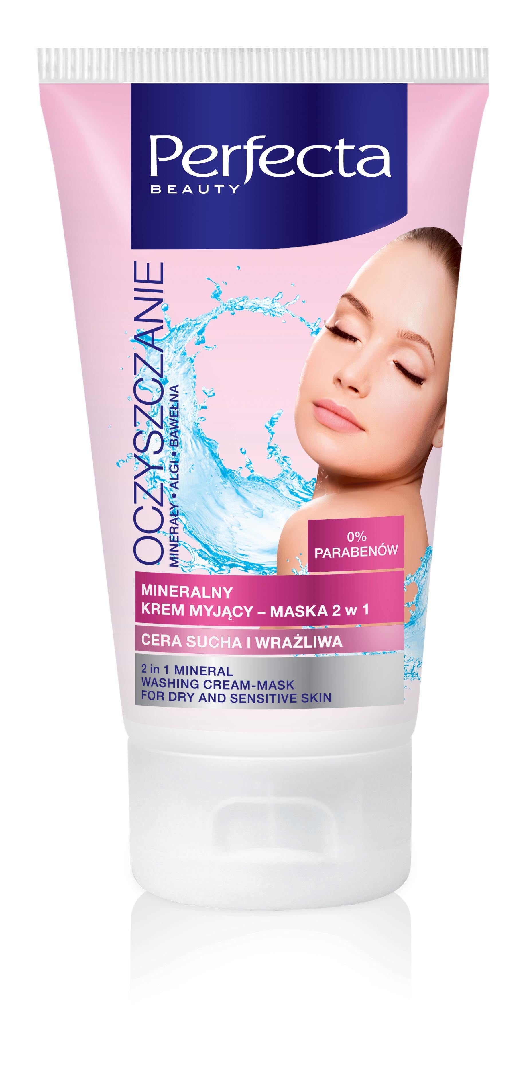 Mineralny krem myjący-maska 2w1, poj. 150 ml.