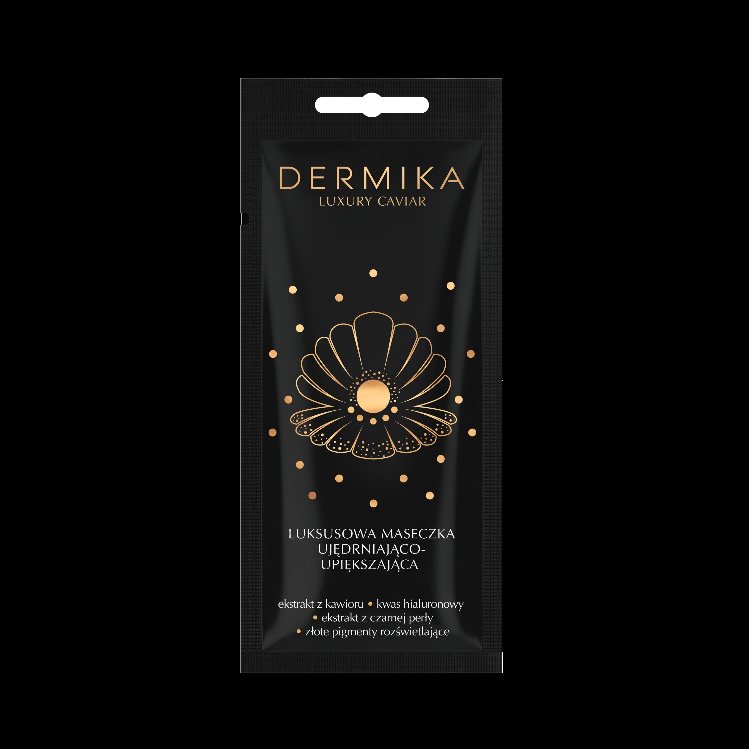 Dermika Luxury Caviar - luxury firming and beautifying mask, 10 ml capacity