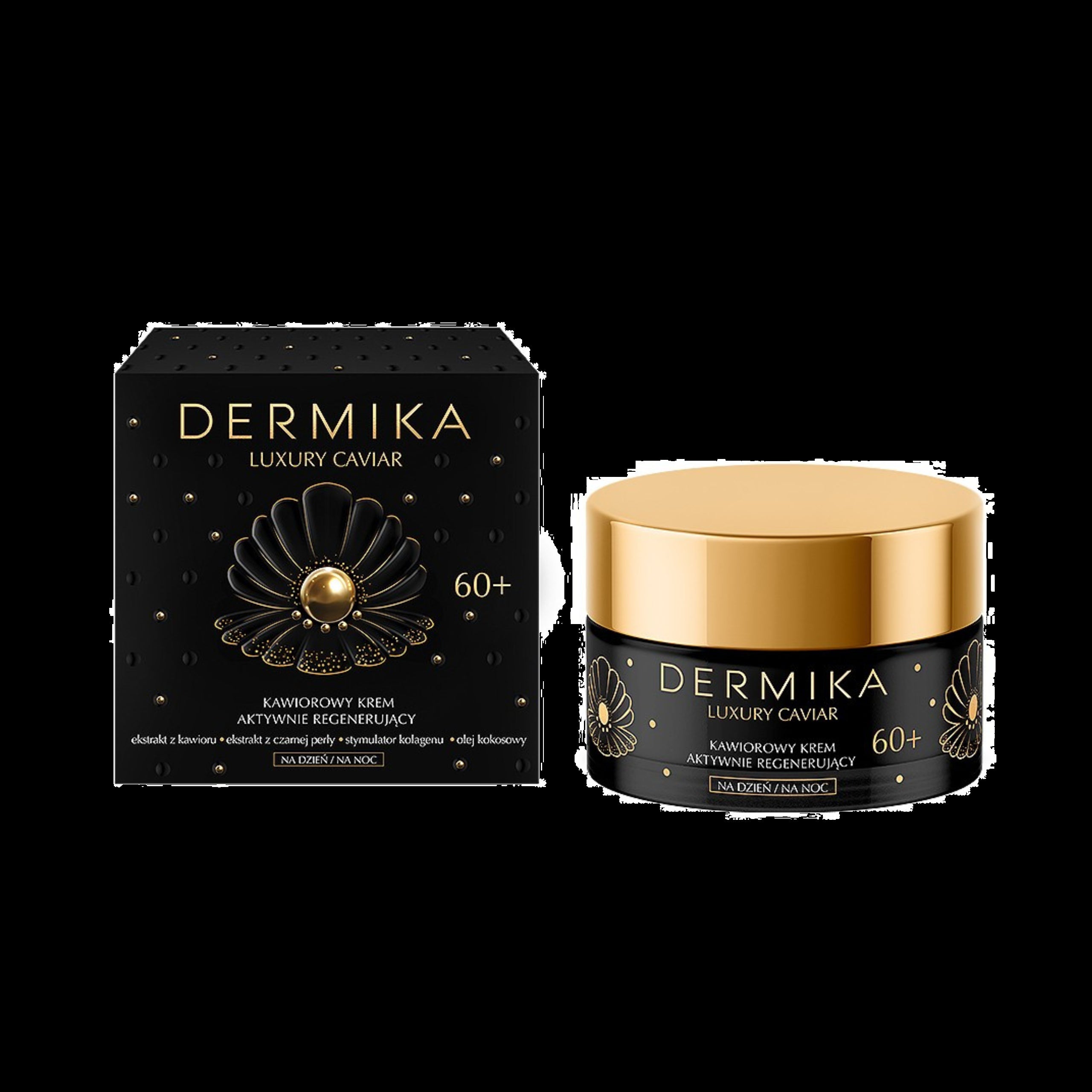 Dermika Luxury Caviar - caviar regenerating cream 60+ day/night, volume 50 ml