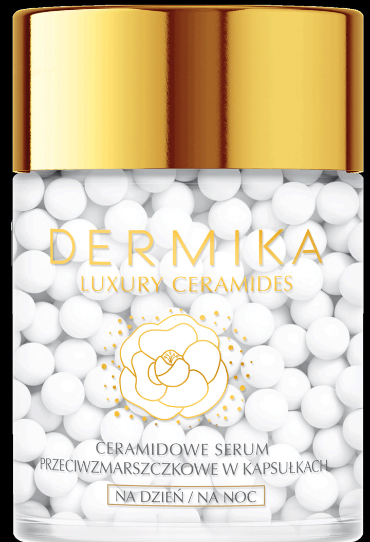 Dermika Luxury Ceramides - ceramide anti-wrinkle serum in capsules for day and night, net weight: 60 g