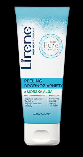 Fine-grained peeling with marine algae, 75 ml capacity.