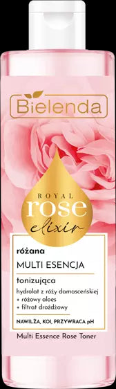 Bielenda Royal Rose Elixir - rose multi tonic essence for day and night, volume 200 ml