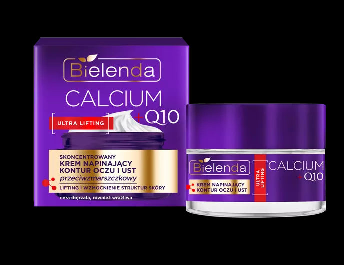 Bielenda CALCIUM + Q10 ULTRA LIFTING - eye and lip contour tightening cream, capacity 15 ml