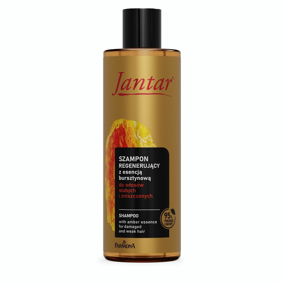 Jantar - regenerating shampoo with amber essence for weak and damaged hair, volume 300 ml