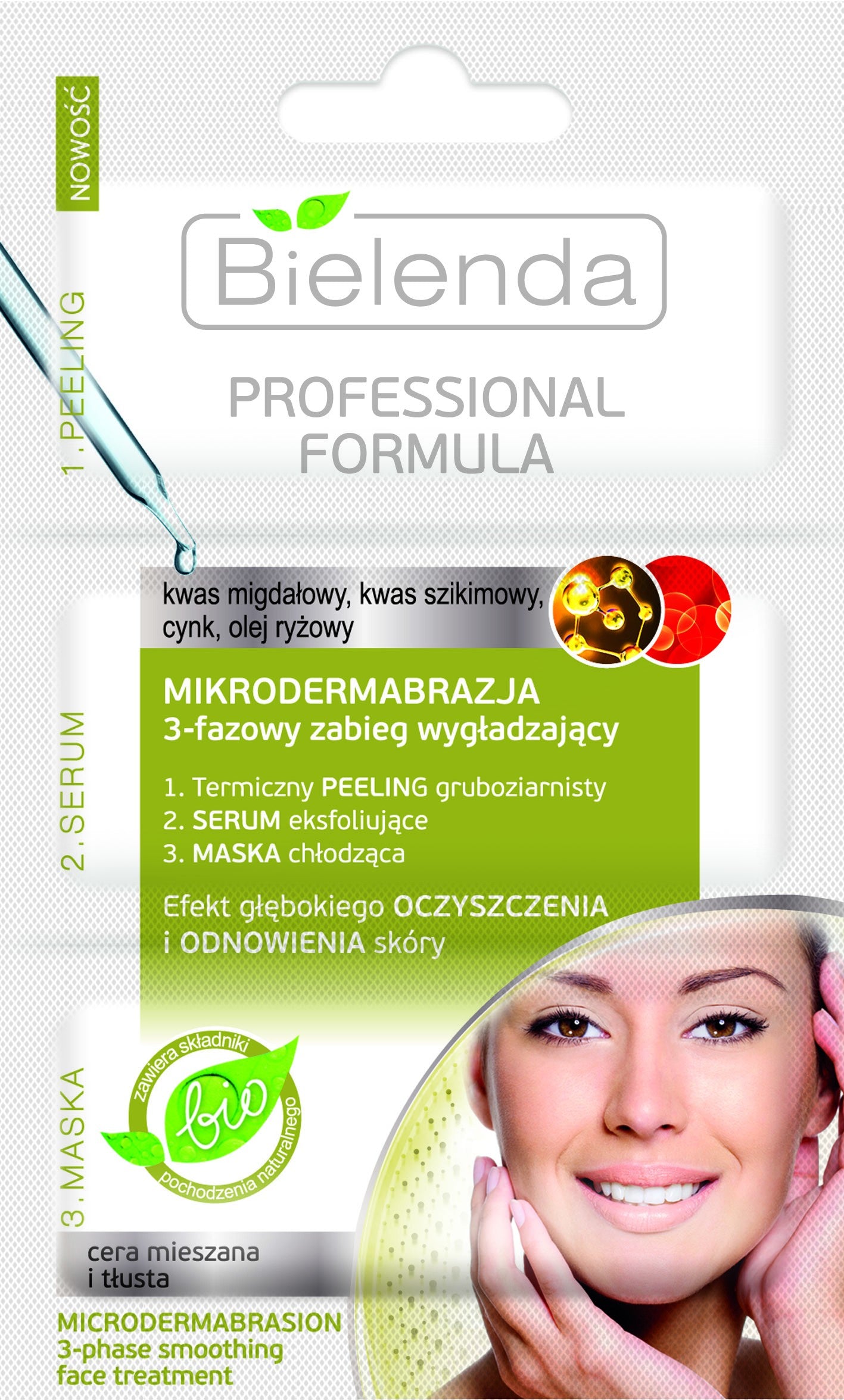 Professional Formula - Microdermabrasion 3-phase smoothing treatment, 3 x 3 g capacity.