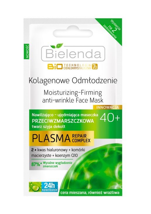 COLLAGEN REFRIGERATION - Moisturizing and firming anti-wrinkle mask 40+, capacity 10 g.