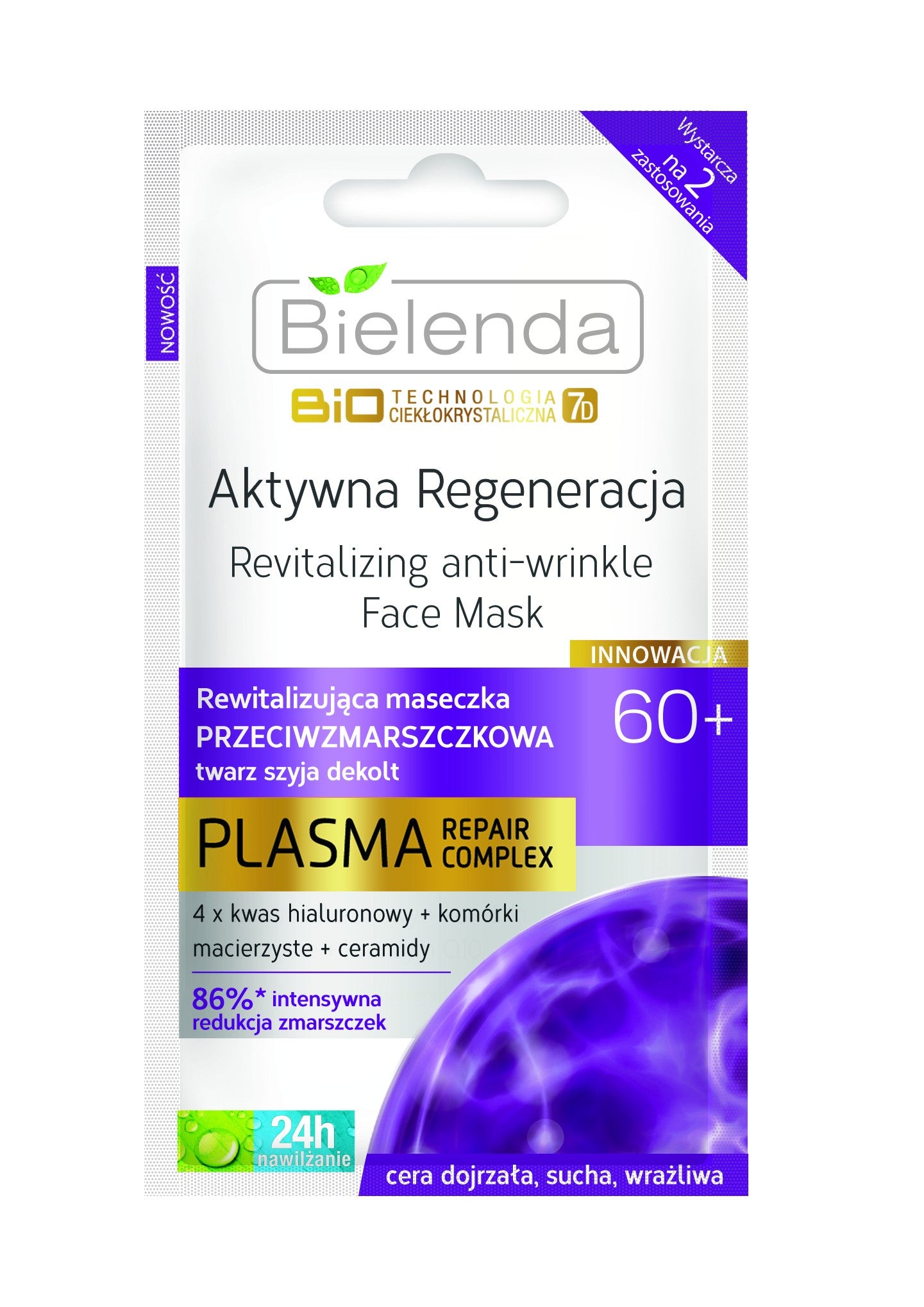ACTIVE REGENERATION - Revitalizing anti-wrinkle mask 60+, capacity 10 g.