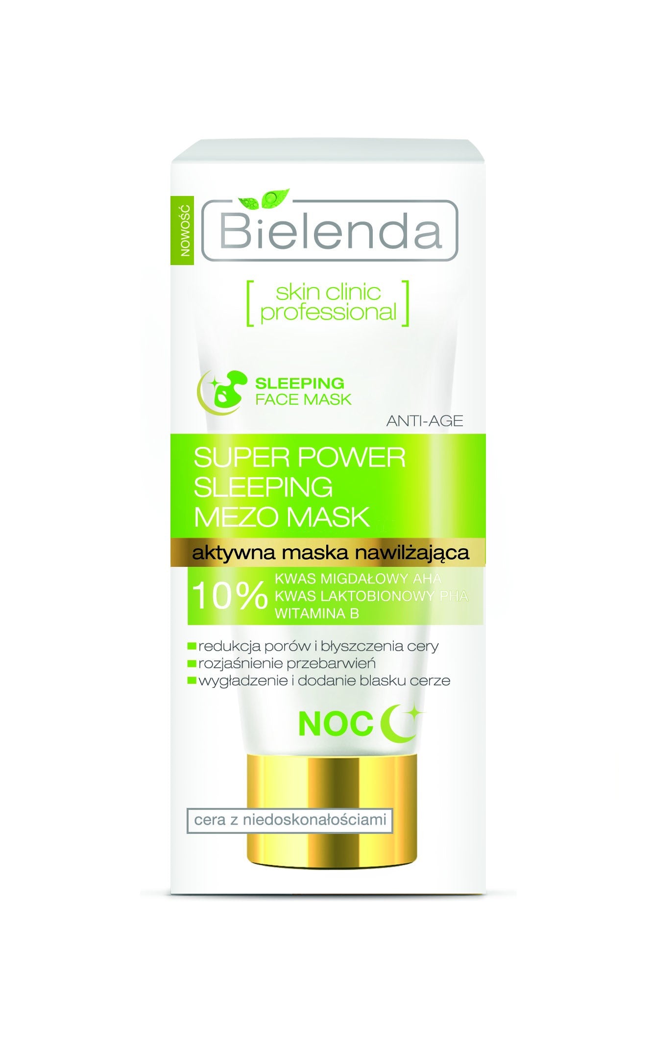 SKIN CLINIC PROFESSIONAL - ANTI-AGE active corrective mask for the NIGHT, 50 ml capacity.