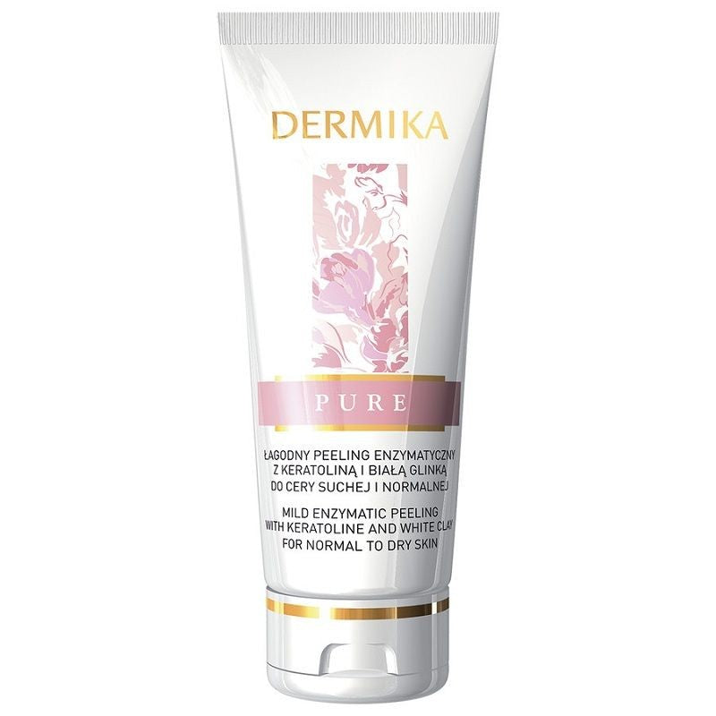 Pure - mild enzyme scrub, 75 ml capacity.