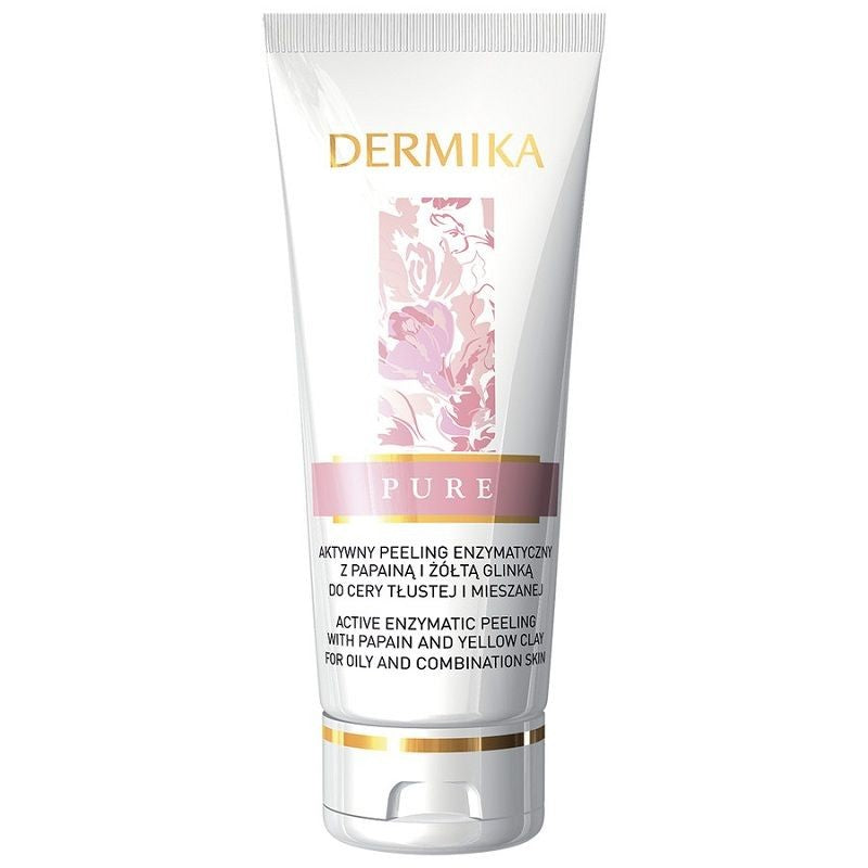 Pure - active enzyme scrub, 75 ml capacity.