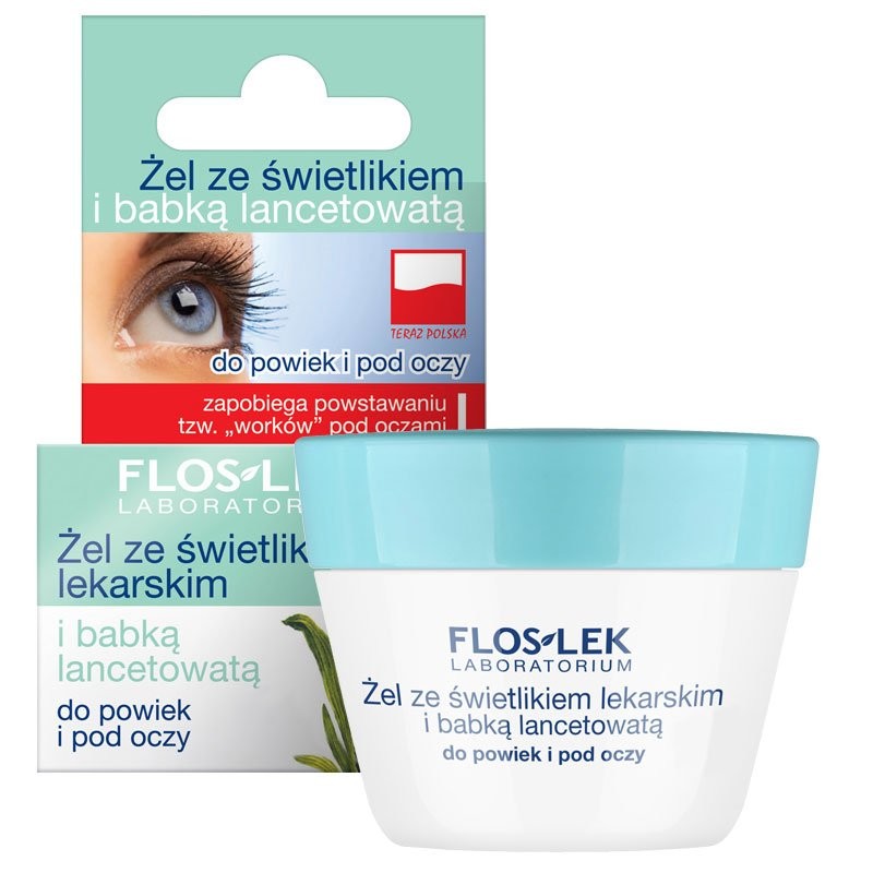 Żel ze świetlikiem lekarskim i babką lancetowatą do powiek i pod oczy, poj. 10 g.