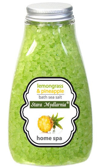 Home Spa Lemongrass & pineapple - bath salt 250 ml.