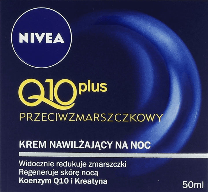 Q10 plus, anti-wrinkle moisturizing night cream, 50 ml.