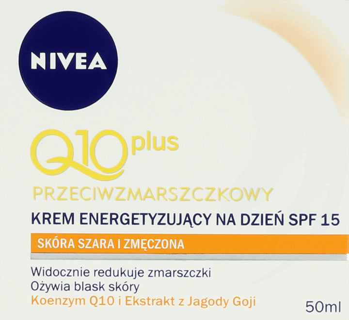 Q10 plus, anti-wrinkle energizing day cream, 50 ml.