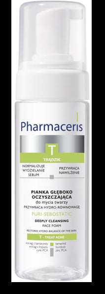 Pianka głęboko oczyszczająca do mycia twarzy, poj. 150 ml.