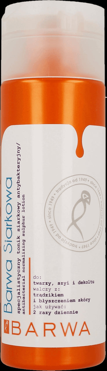 Specialized antibacterial sulfur tonic, 200 ml capacity