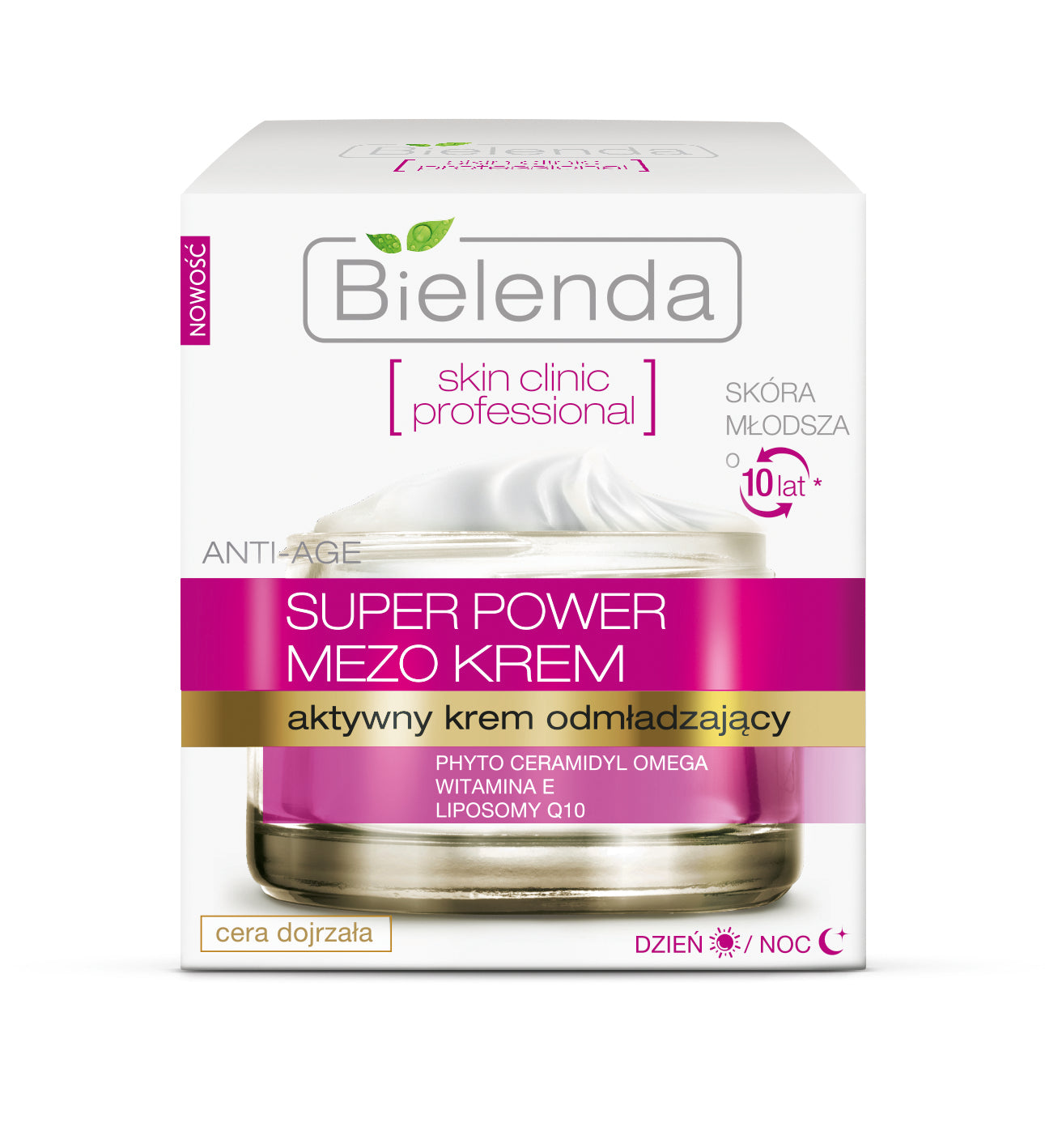 SKIN CLINIC PROFESSIONAL - ANTI-AGE active rejuvenating day/night cream, volume 50 ml.