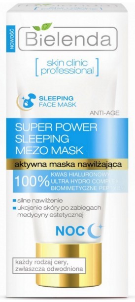 SKIN CLINIC PROFESSIONAL - ANTI-AGE active moisturizing mask for NIGHT, volume 50 ml.