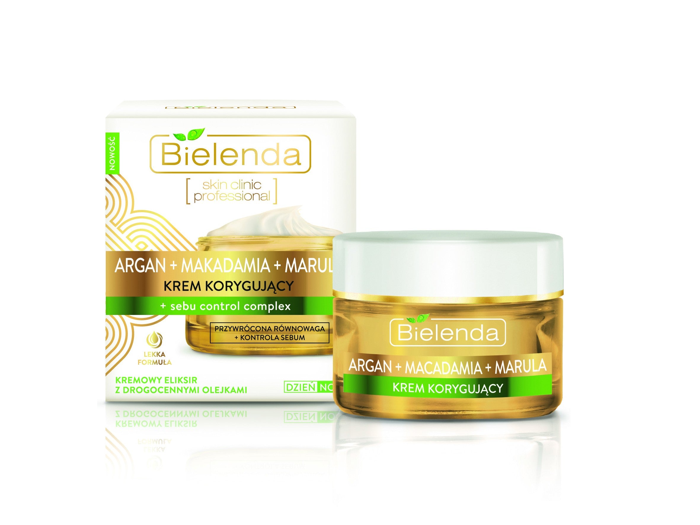 ARGAN + MAKADAMIA + MARULA - Corrective cream + sebu control complex DAY/ NIGHT, volume 50 ml.